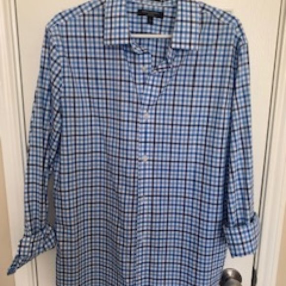 Men's Eddie Bauer Grant Fit Long Sleeve Button Down Shirt. Size L. - Picture 1 of 3